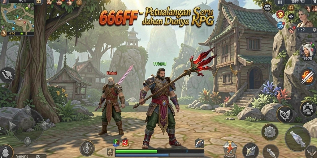 Tampilan menarik dari gameplay RPG yang menantang.