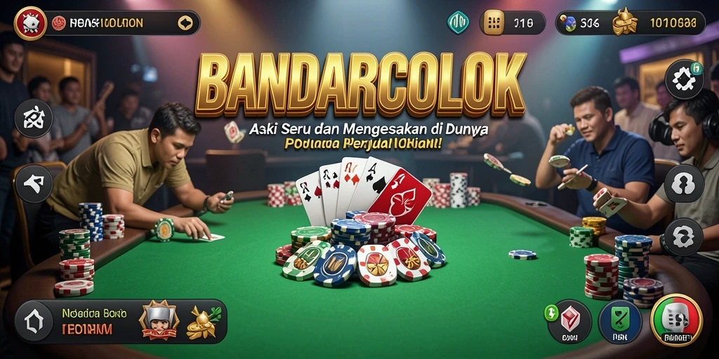 Screenshot utama BANDARCOLOK menampilkan aksi seru dan grafis menawan.