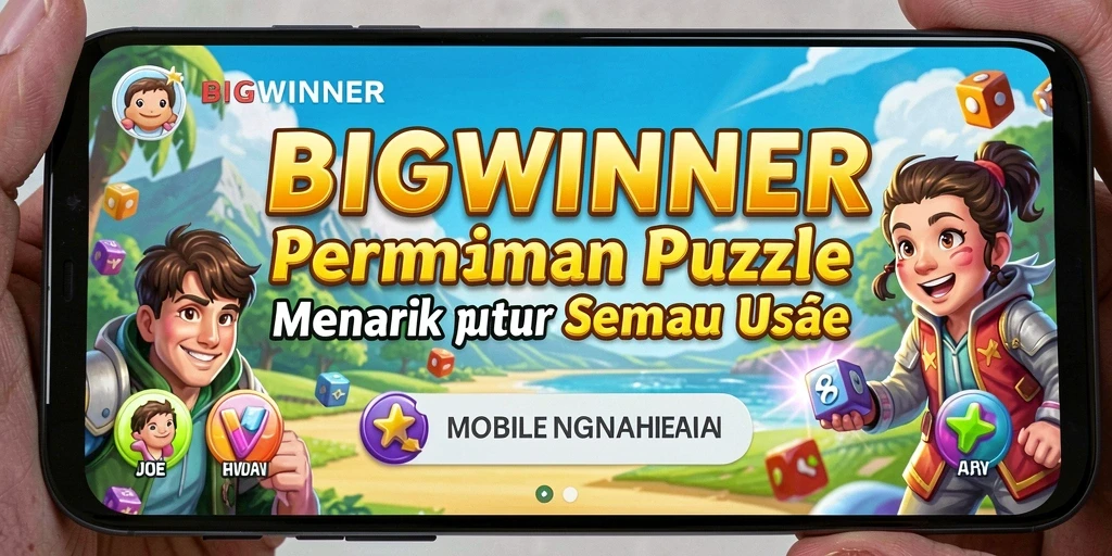 Tampilan antarmuka gameplay BIGWINNER yang menarik dan penuh warna.