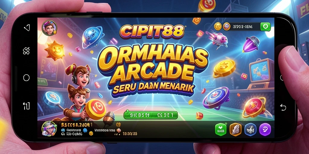 Tampilan gameplay seru dari CIPIT88 yang penuh warna.