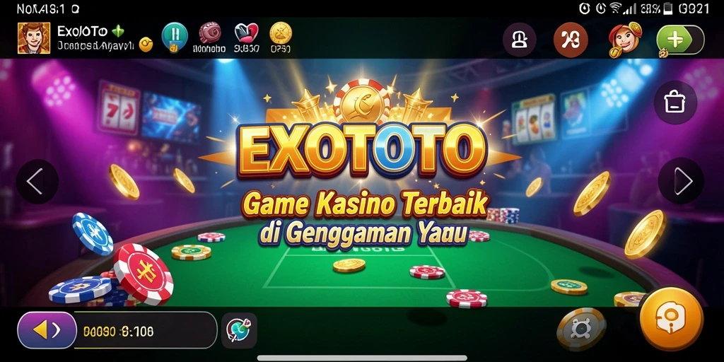 Gameplay menarik dengan grafis kasino yang menawan.