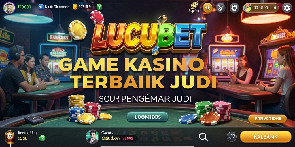 Screenshot gameplay LUCUBET yang menampilkan suasana kasino yang seru.