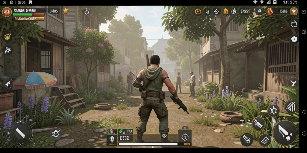 Tampilan gameplay SM605 yang menawan dan interaktif.