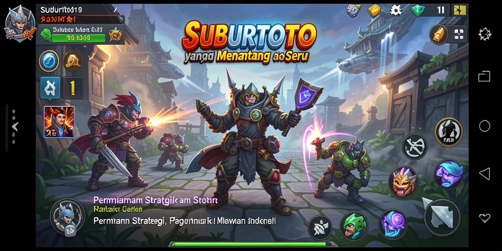 Tampilan gameplay strategi yang mendebarkan di SUBURTOTO.