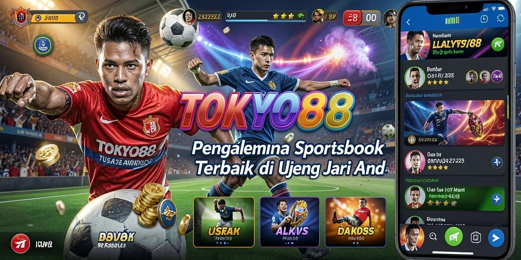 Screenshot gameplay TOKYO88 menampilkan pengguna yang memasang taruhan olahraga.